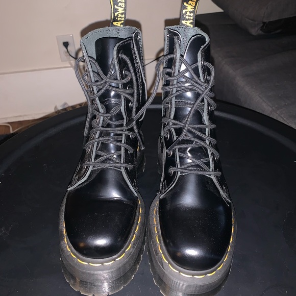 Dr. Martens - Jadon Smooth Leather Platform Boots - Picture 6 of 8